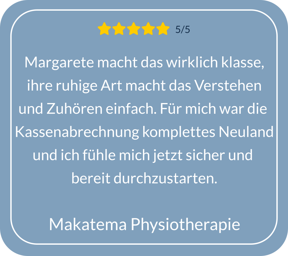 RezeptionPhysiotherapie lernen